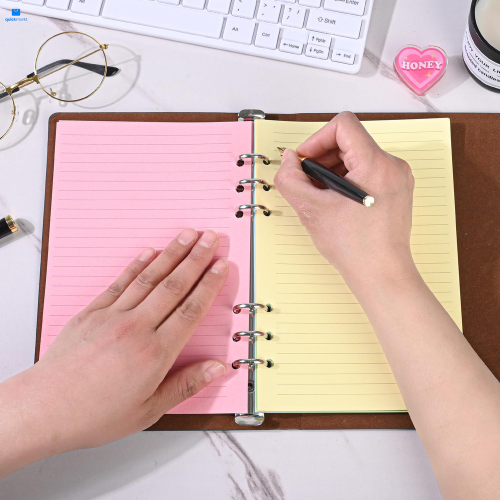 A5 Horizontal Line Loose-leaf Paper, College Scratch A5, Lined-50 Sheets
