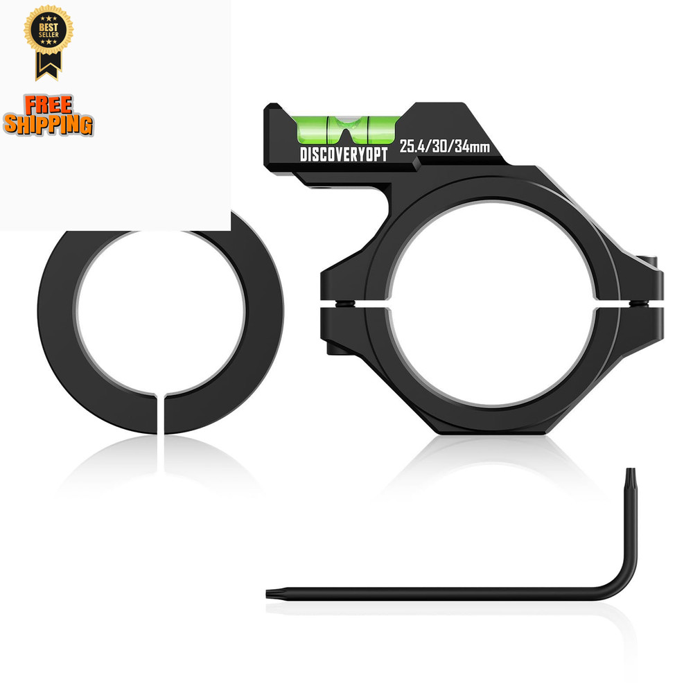 DISCOVERYOPT Multi-Compatible Scope Bubble Levels | Fits ‎black Green