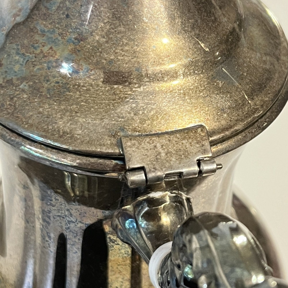 towle silverplated Tea Pot Single 11" tall silver