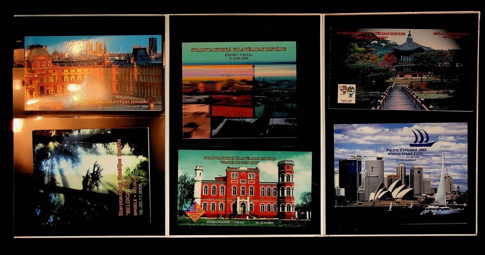 LATVIA - 2005 YR SET - INCLUDES 6 BOOKLETS