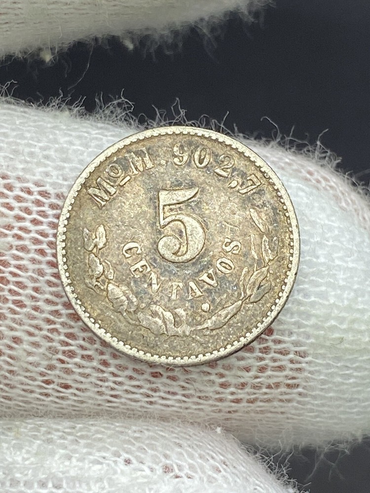 1904 Mexico 5 Centavos
