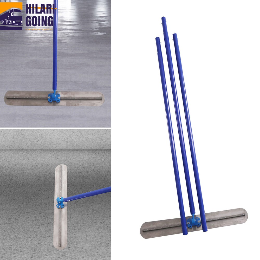 Bull Float Concrete Float Concrete Tool Trowel Float 3 Handles 180CM+Connector