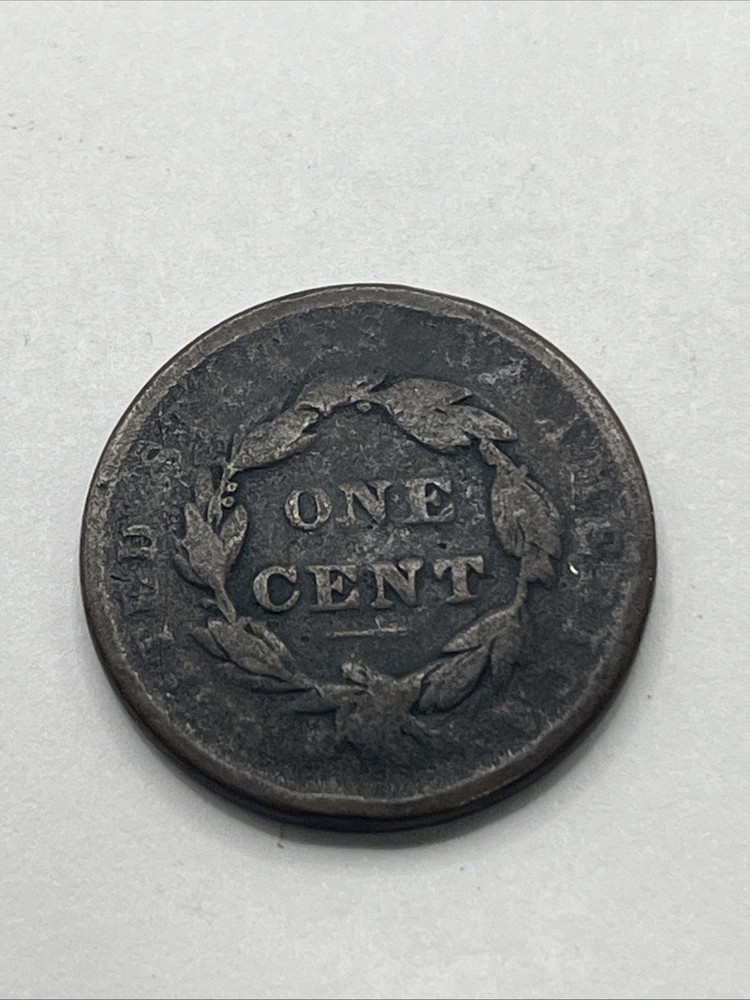 1838 1C Coronet Head Cent