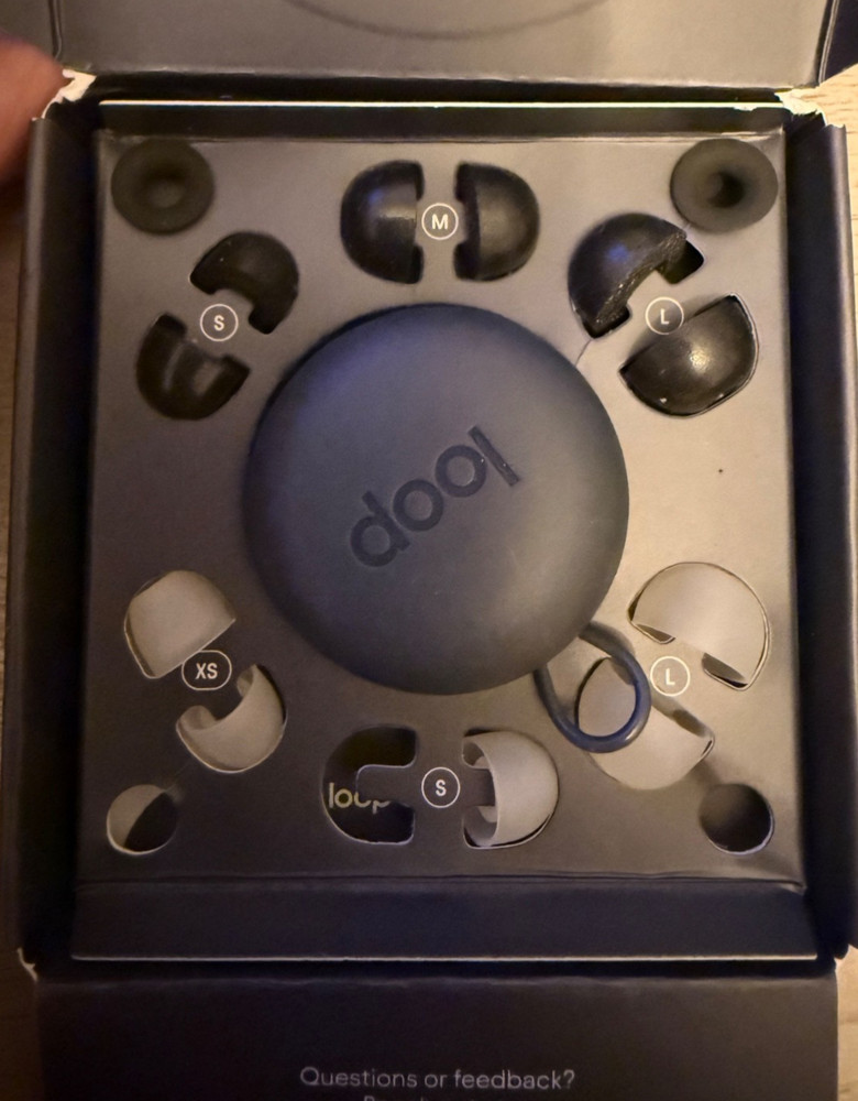 Loop Ear Plugs Experience 2 Plus Gold NRR 12/15 *MISSING CLEAR LOOP MUTES & 1SM