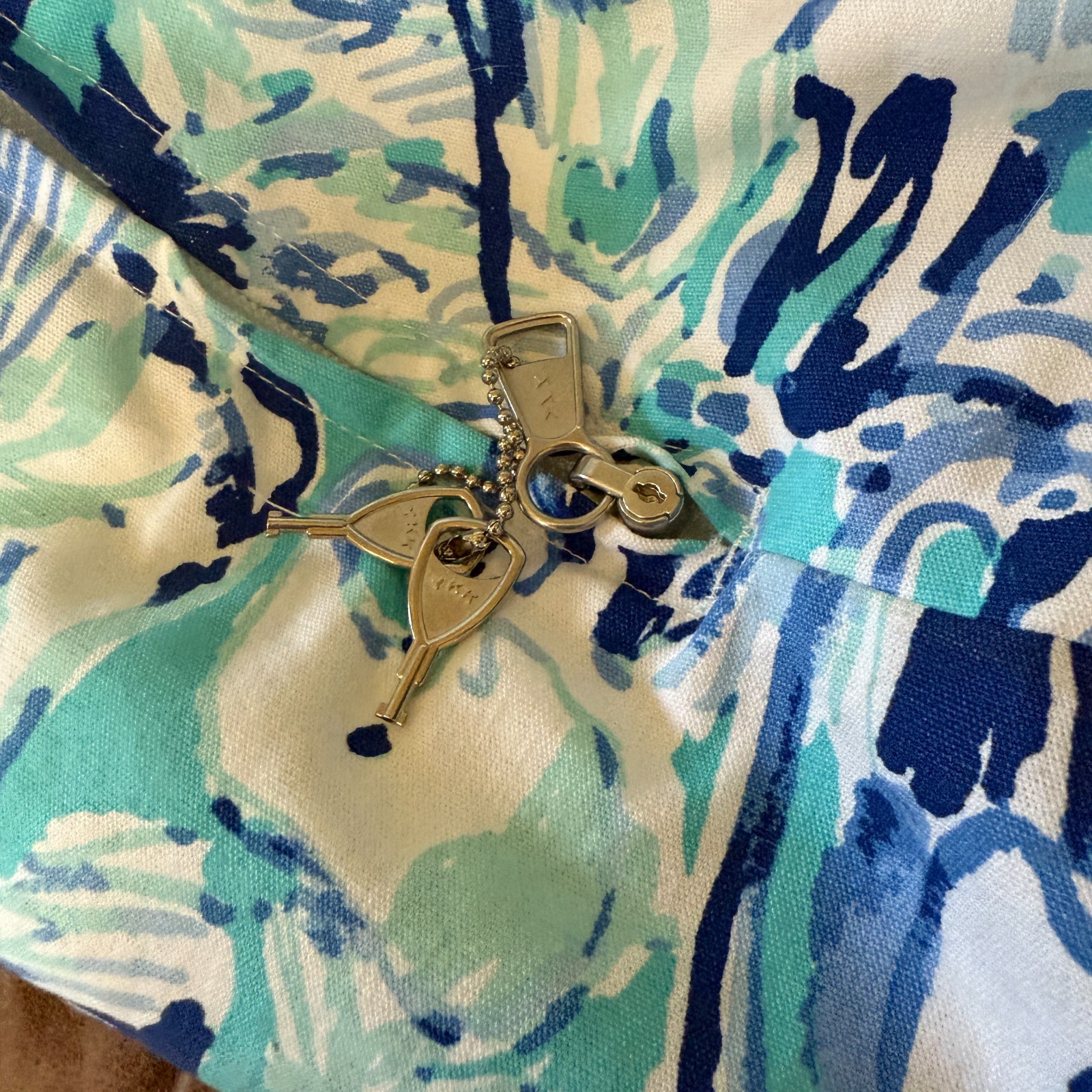 Pottery Barn Lilly Pulitzer Bean Bag Chair Elephant Appeal Slipcover with Insert