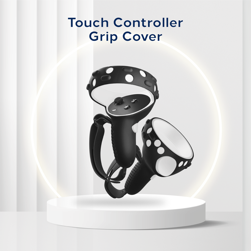 Controller Grips for Oculus Quest 2 / Meta Quest 2 Knuckle Strap Black
