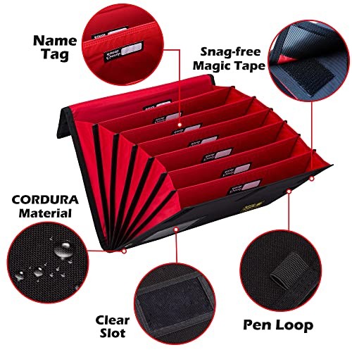 Rough Enough Accordion Expanding File Folder Important Document Organizer