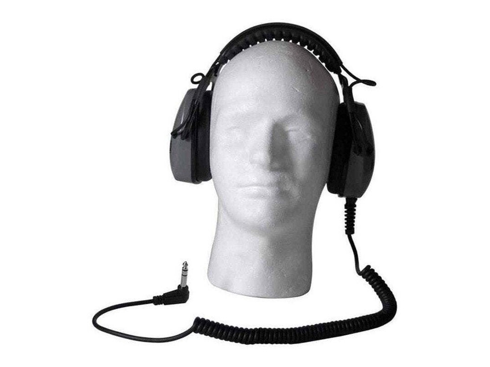 DetectorPRO Gray Ghost Deep Woods Headphones with 1/4" Angle Plug