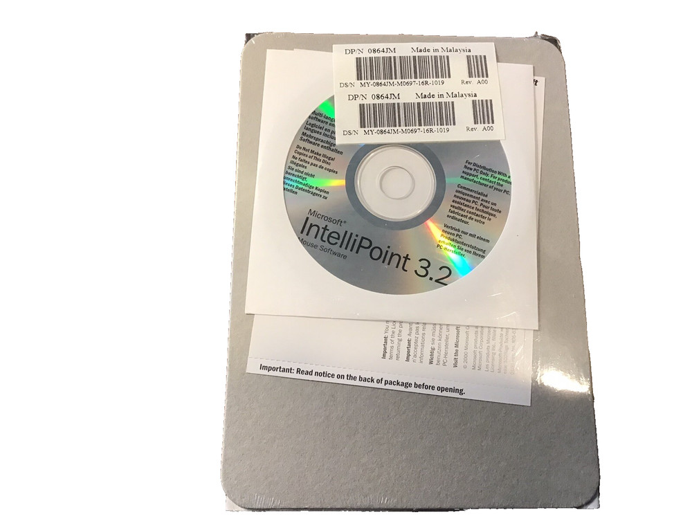 Microsoft IntelliPoint 3.2 mouse software