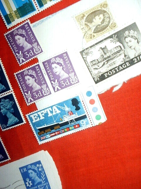 COLLECTION BRITISH POSTAGE STAMPS