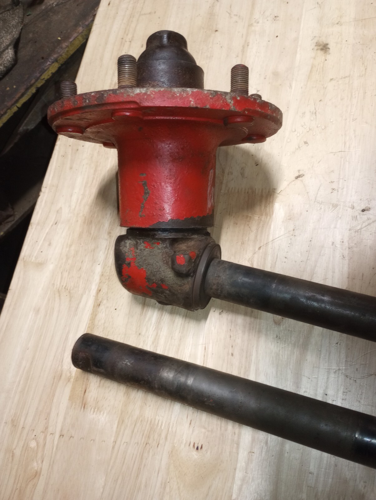 Ford 8n Front Drop Spindles W Hubs Right And Left Pair