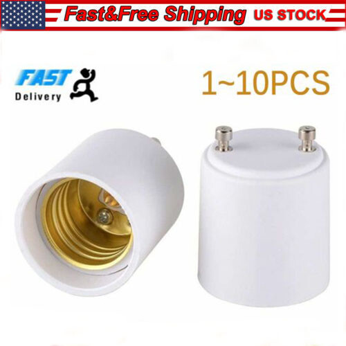 GU24 To E26 E27 Screw LED Light Lamp Bulb Base Adapter Socket Converter Adaptor