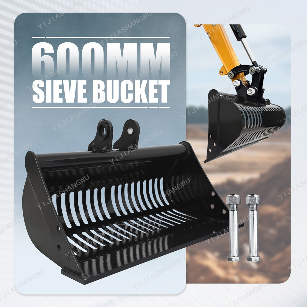 TYPHON Mini Excavators Digger Attachment 600mm Screening Skeleton Bucket