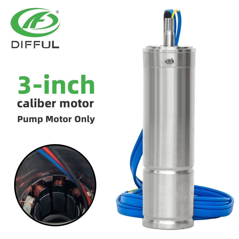 [Replacement Motor Only] 3” 500W Screw Solar Bore Well Pump Without Controller