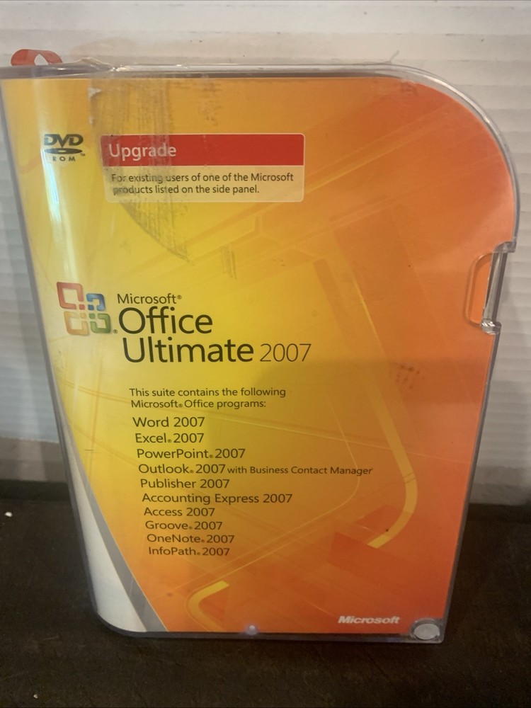 MS Office Basic 2003 + MS Office Ultimate 2007 UPGRADE Bundle