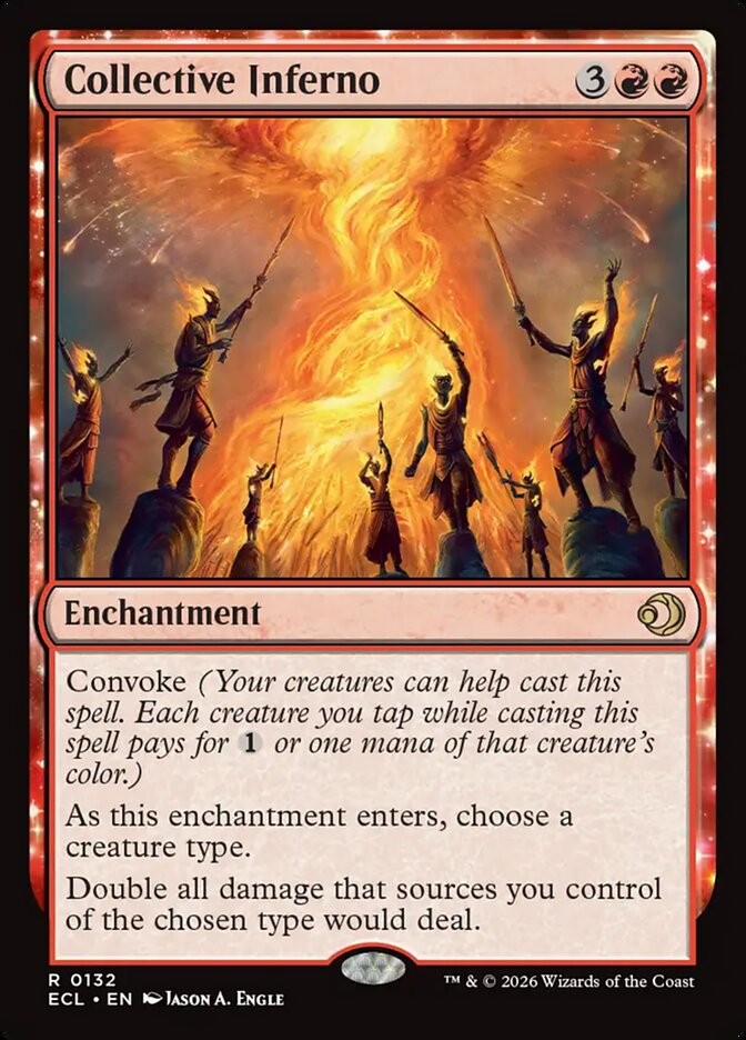 MTG Lorwyn Eclipsed R Collective Inferno #0132