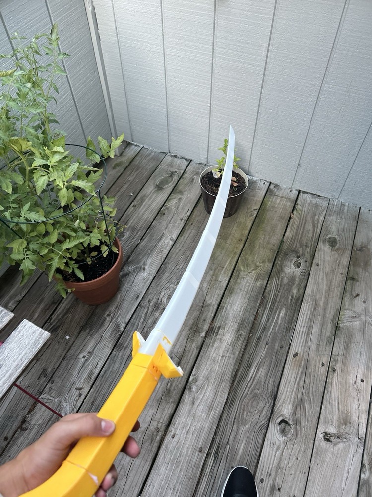 3D Printed Banana Katana with Display Stand