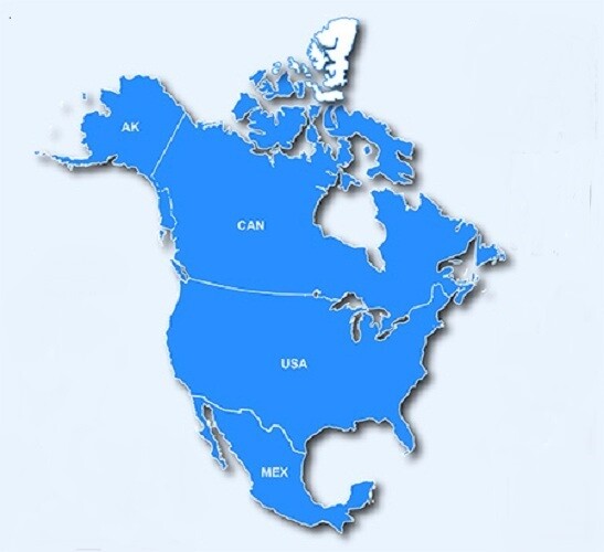 North America GPS Map 2026 for Garmin Devices