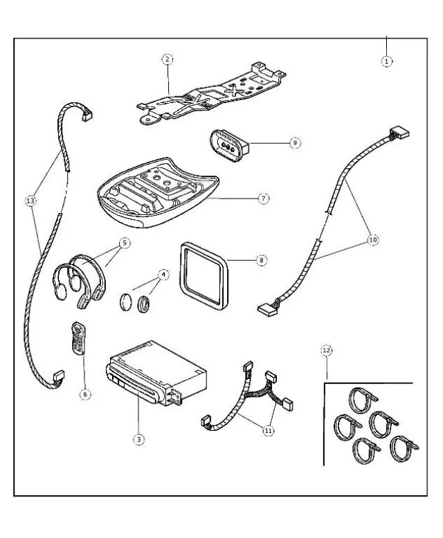 Genuine Mopar Wireless Infrared Remote 5083190AA