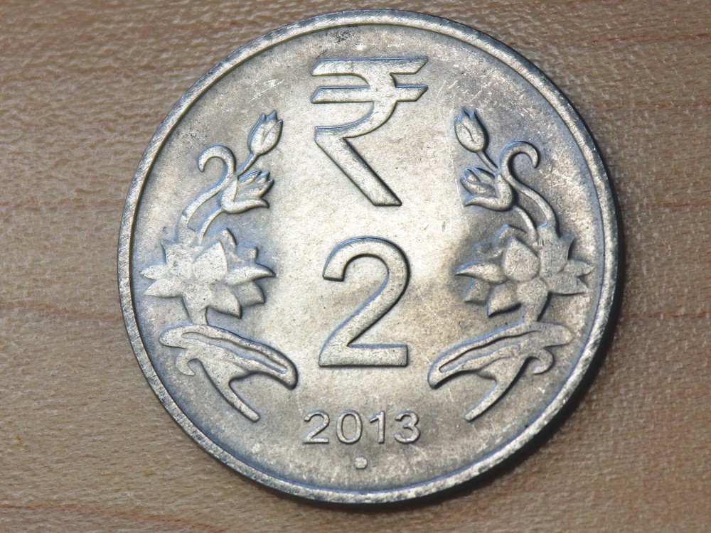 2013 India 2 Rupees Noida Mint