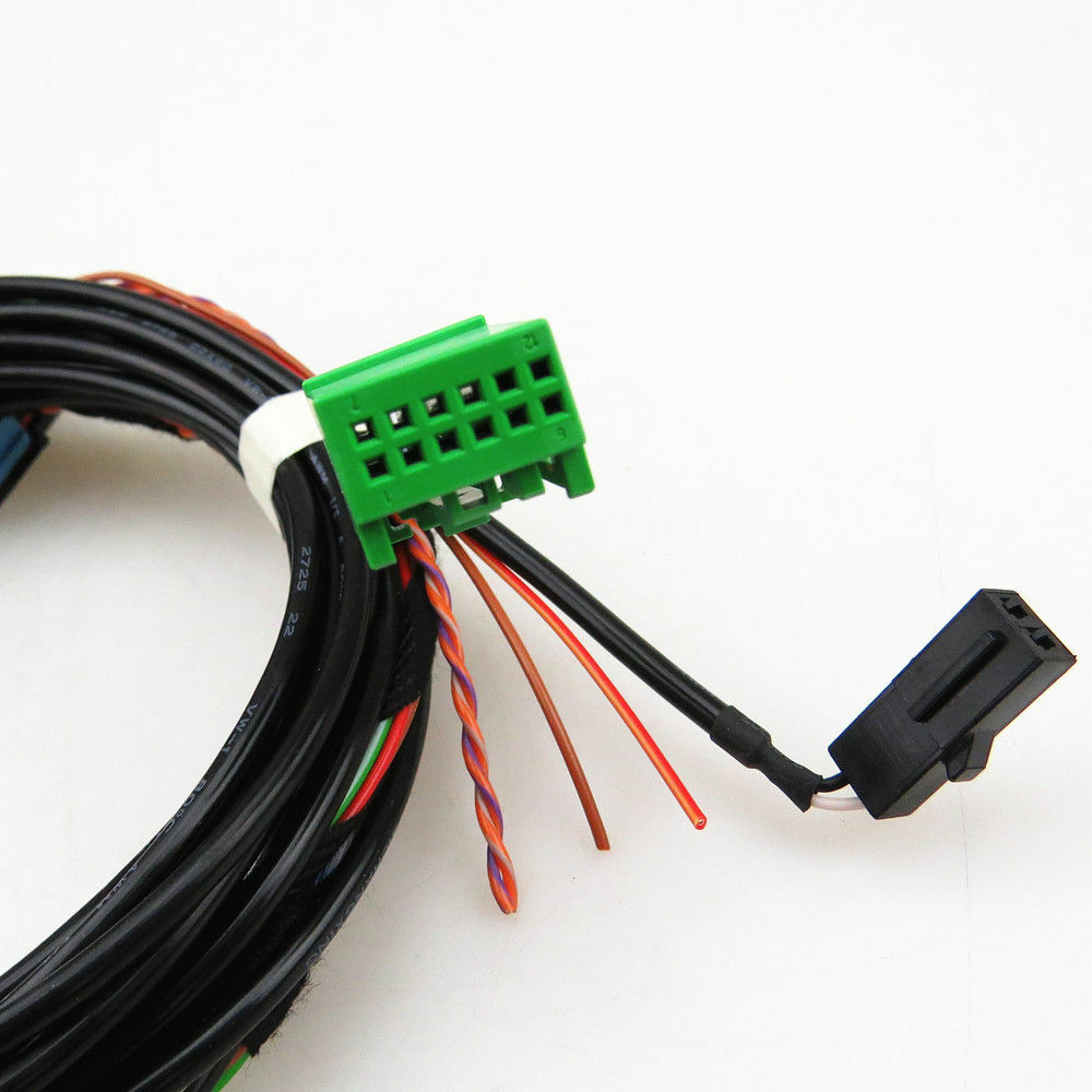 For VW RCD510 RNS510 9W2 9W7 Bluetooth Plug Module Harness Cable Adaptor