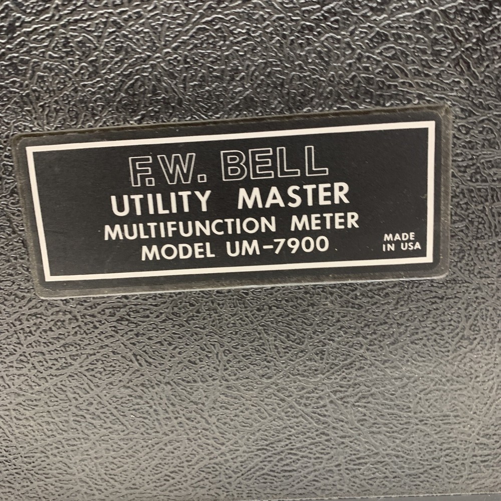 F.W Bel UM-7900 Utility Master Multifunction Clamp Meter