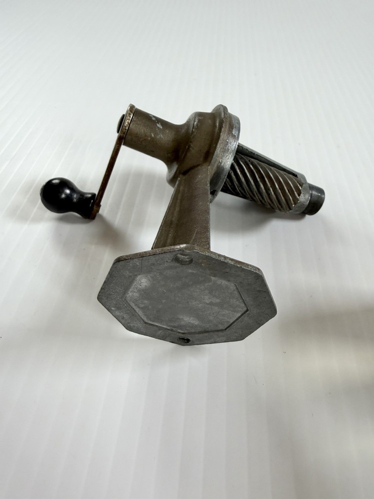 Vintage APSCO Midget Pencil Sharpener Hand Crank, Table Mount