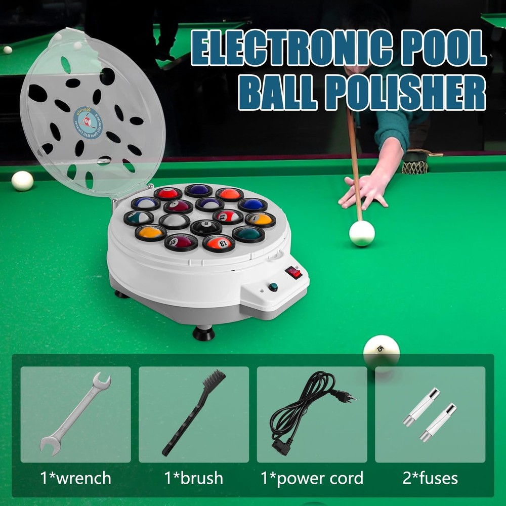 Pool Cleaner,110V Automatic Billiard Cleaner,Pool Cleaner Machine,Electronic ...