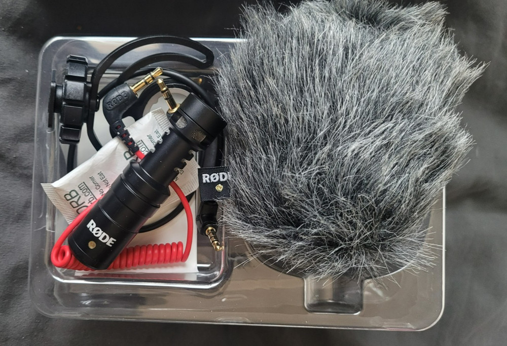 Rode VideoMicro Compact On Camera Black Microphone Excellent
