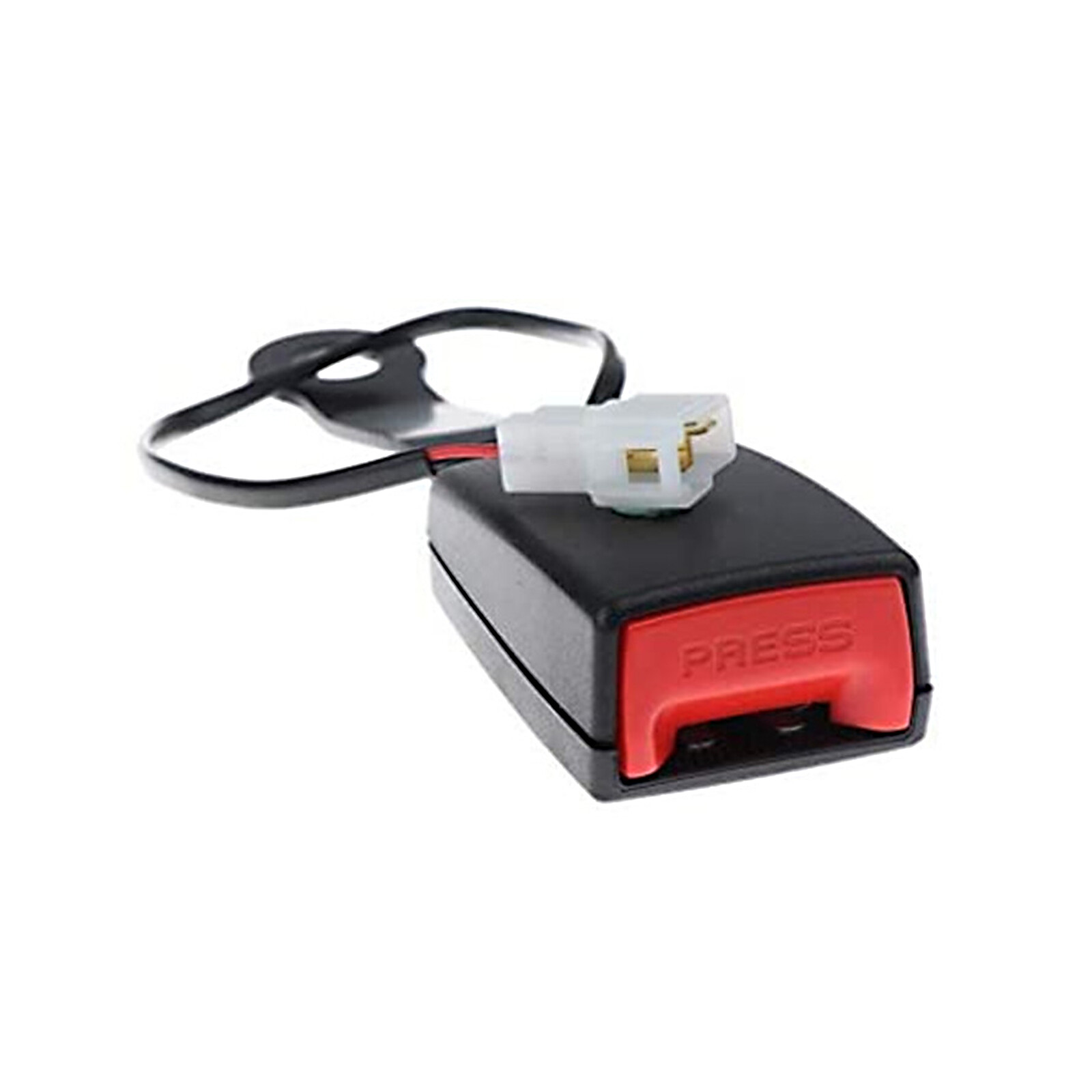 Front Driver Safety Seat belt Buckle Plug Connector Warning Cable Camlock Duty