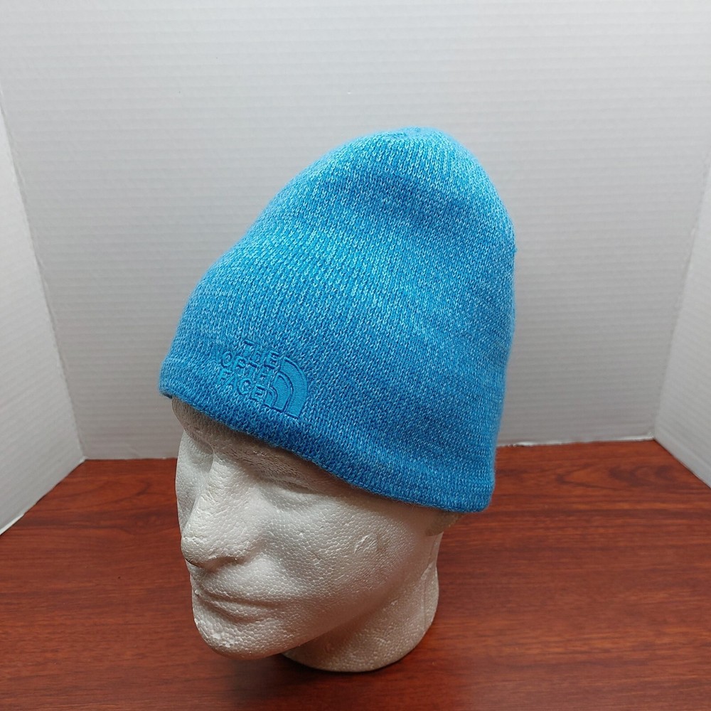 The North Face Blue Beanie Hat Cap