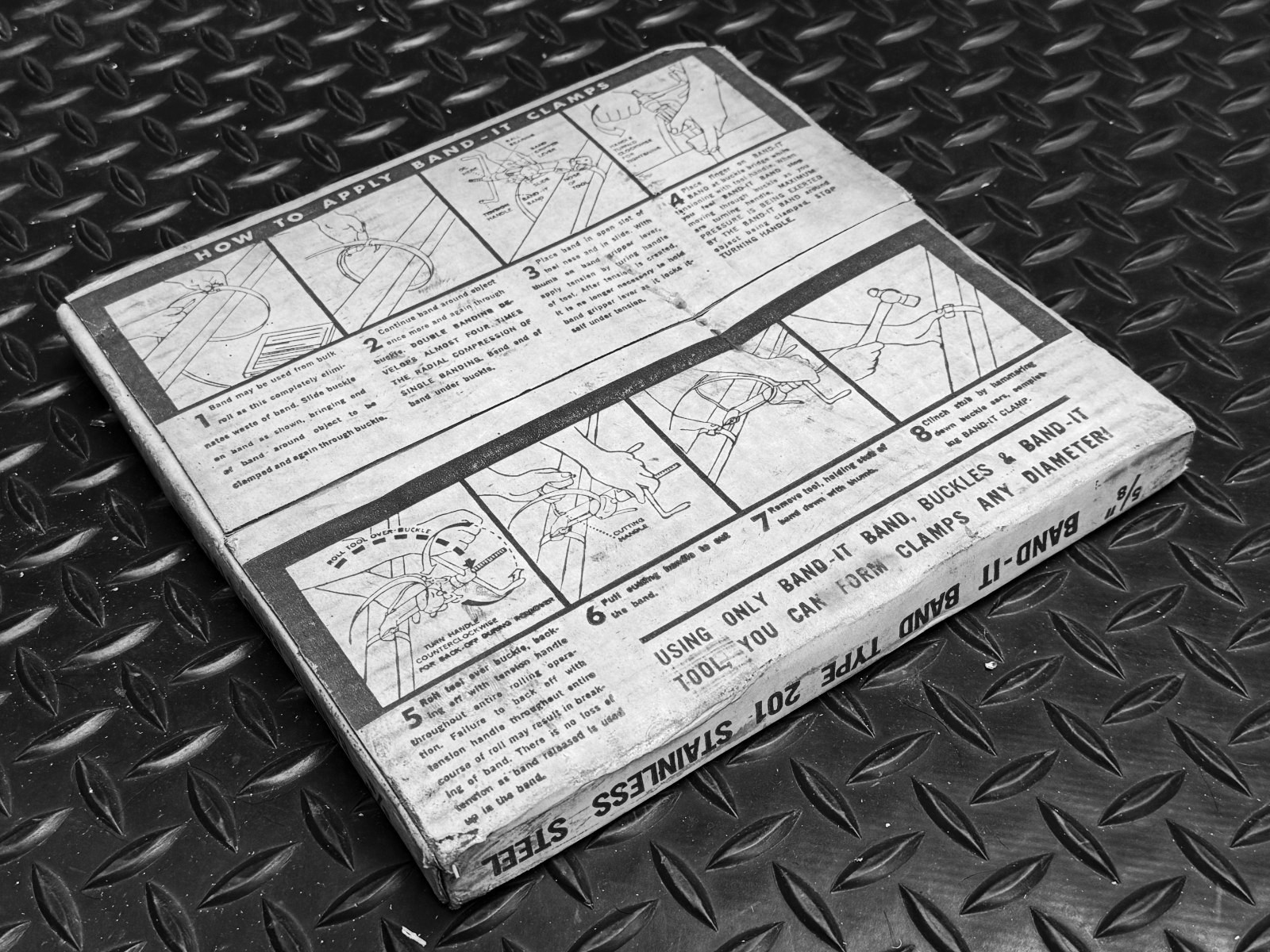 BAND-IT NOS ( 5/8 x 100 feet ) 201 SS Stainless Steel band it stock coil C205