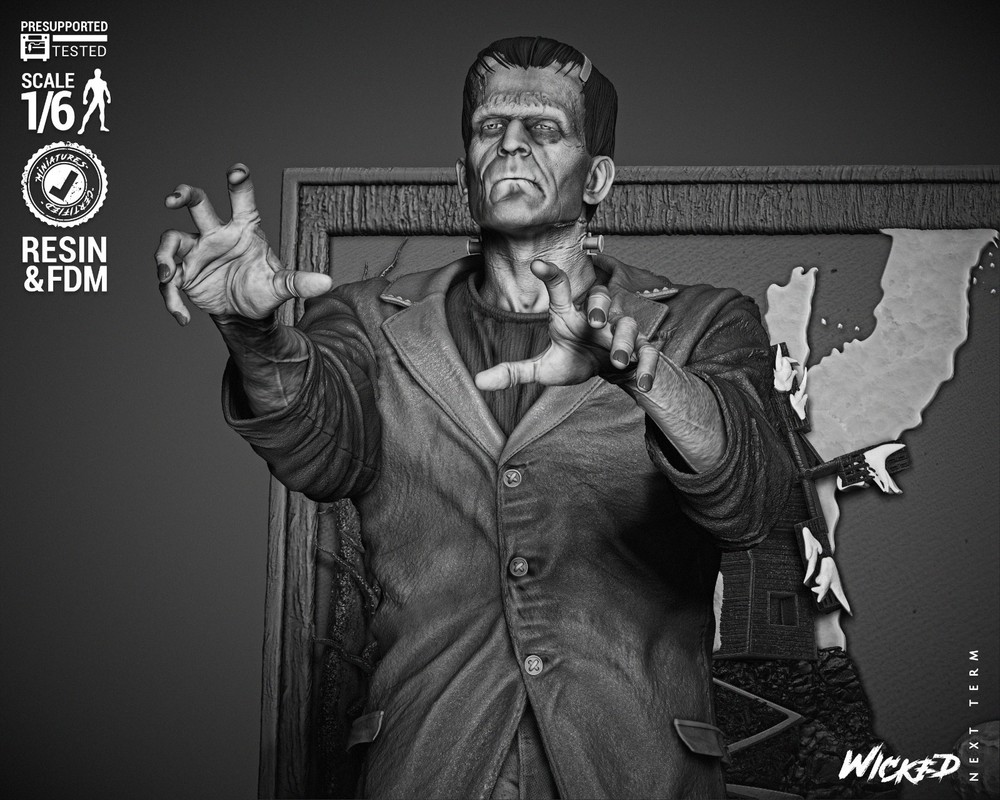 Frankenstein model kit unassembled unpainted see Description