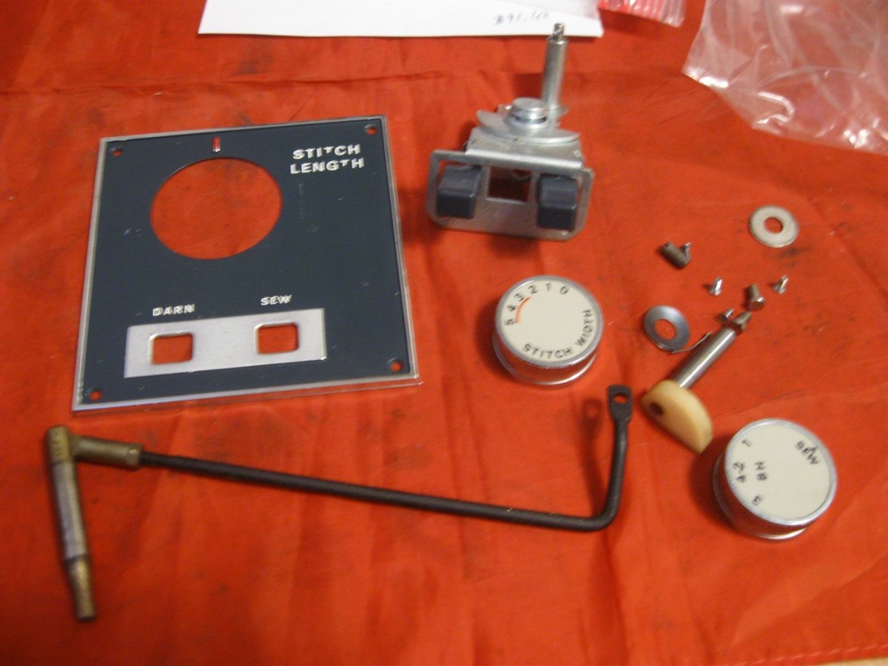 CAPITOL 600 Sewing Machine Push Button DARN SEW Assembly VINTAGE