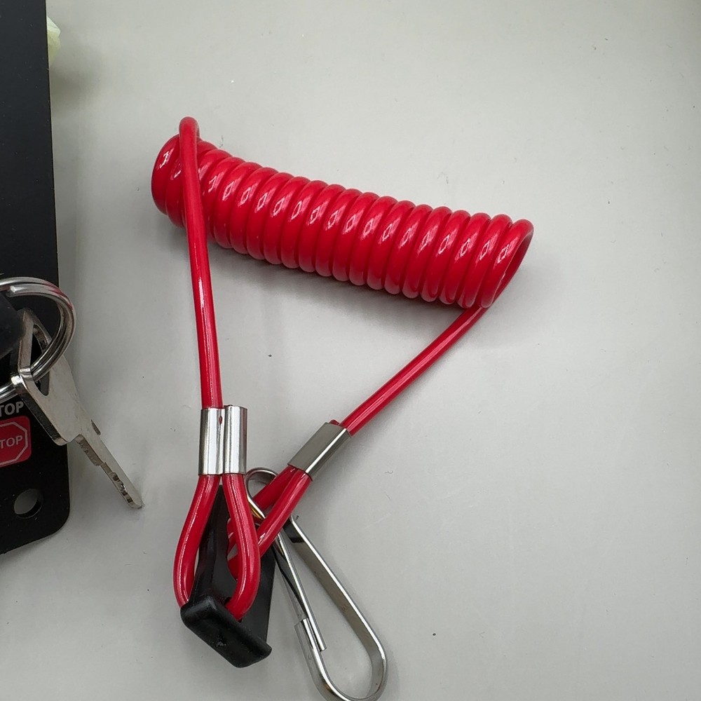 Acouto Outboard Ignition Key Switch Panel Single Engine On-Off-Start w/ Keys
