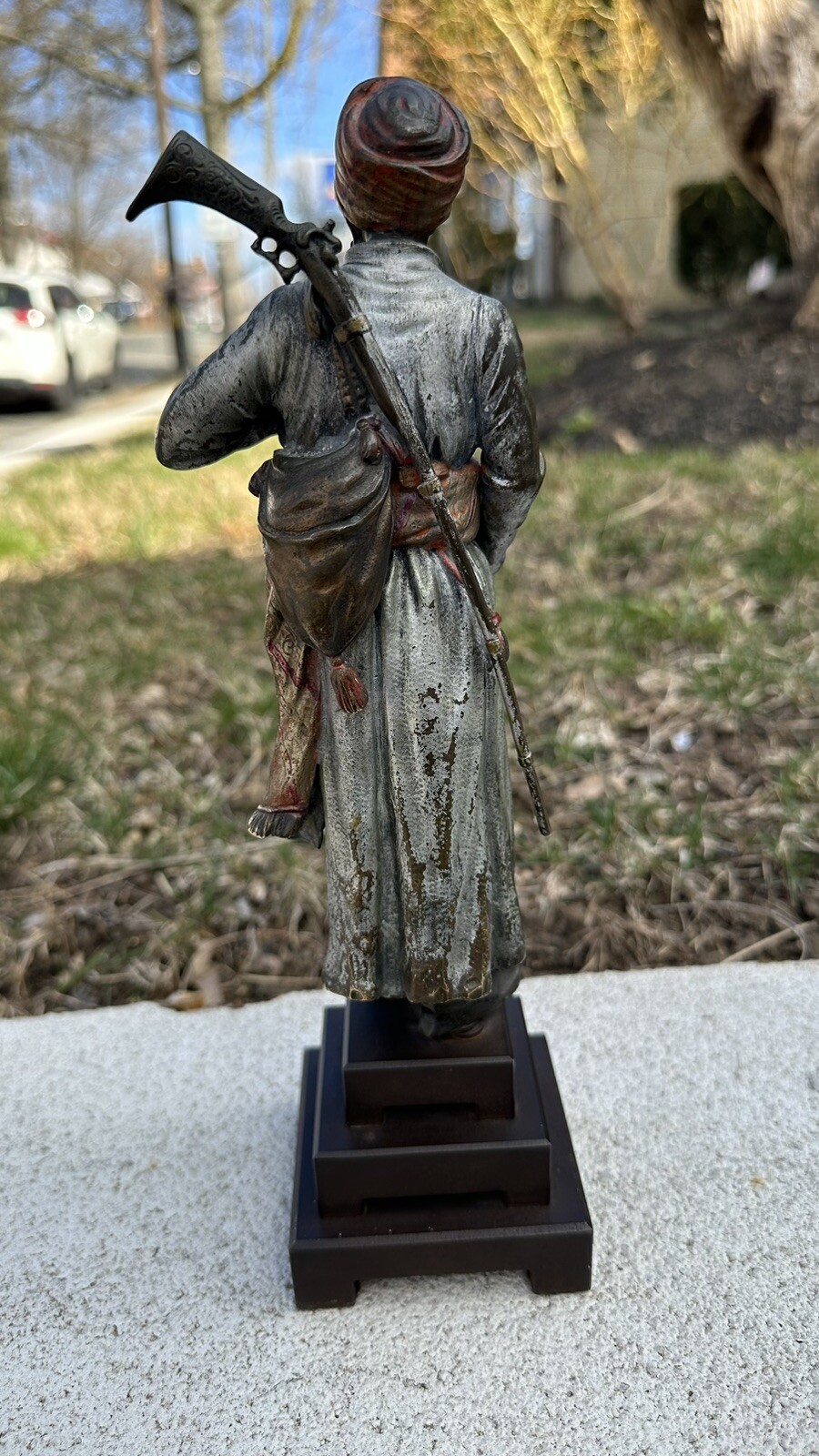 Wonderful Antique Bronze Arab Man