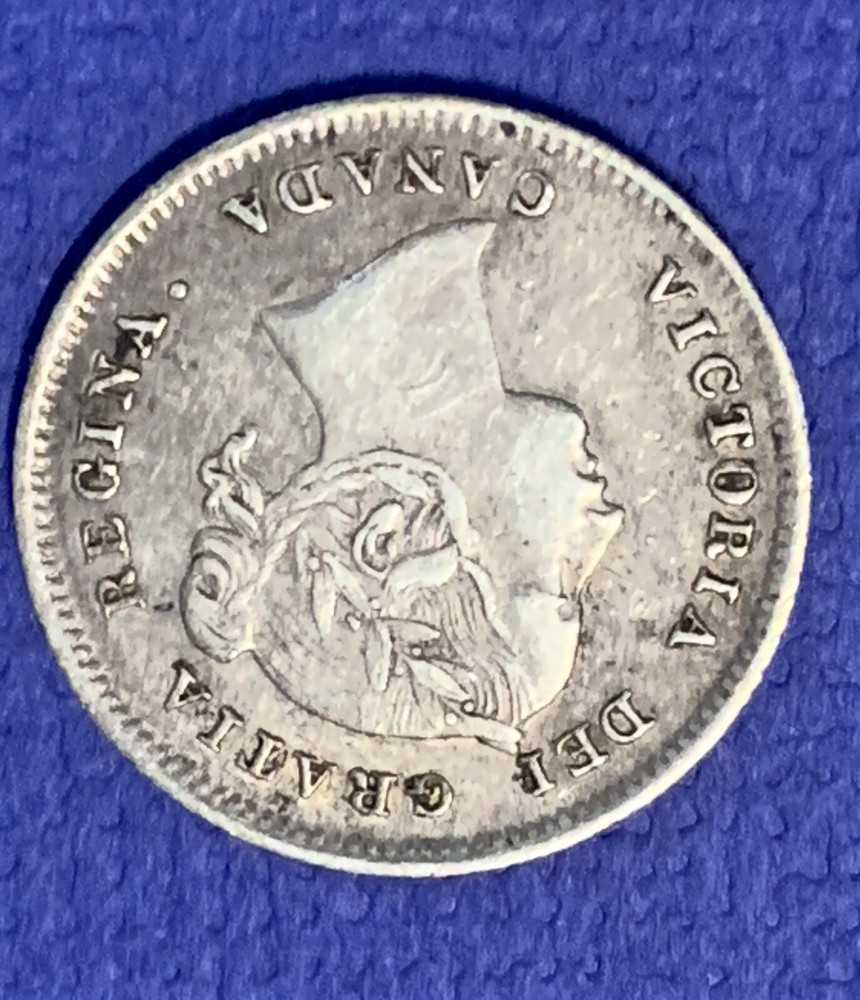 CANADA 1900 5 CENT SILVER - SD Oval "O" - EF
