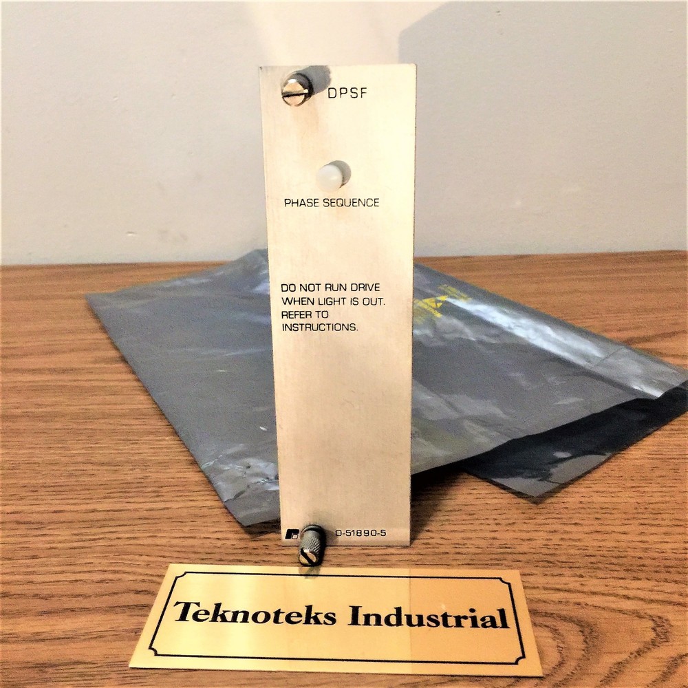 RELIANCE ELECTRIC DPSF / 0-51890-5 PHASE SEQUENCE MODULE