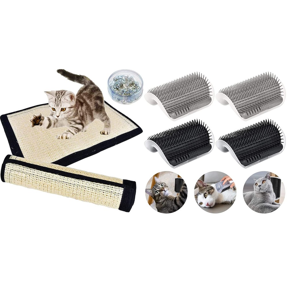Cat Scratch Pad 2PK Non-Scratch Pads Couch Corner Kitty Scratching Bed Post T...