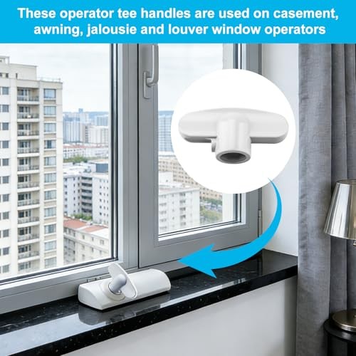 H 3892 Window Crank Handle Operator Handle for Andersen Crank Handle, 3/8" T