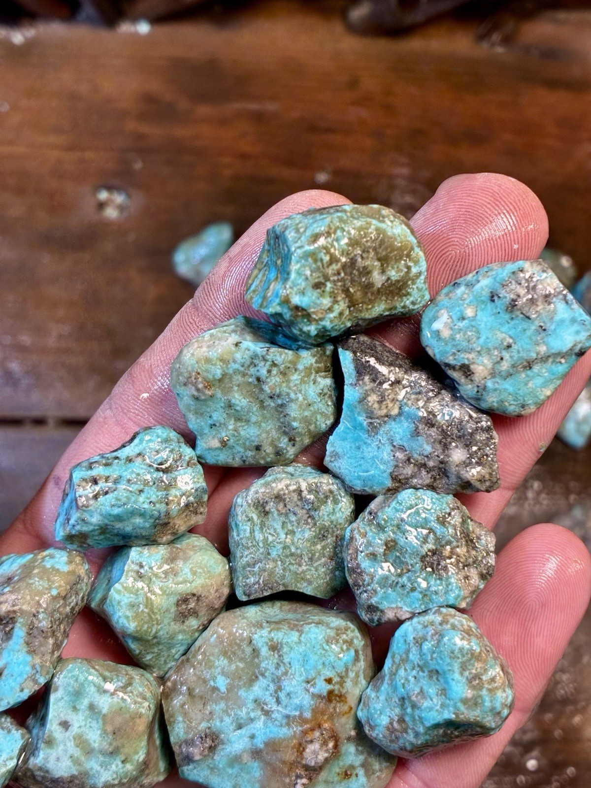 Ribbon & Skin Rock & Kaolin Blues! Ithaca Peak Turquoise! ONLY 5 left! Now $175!