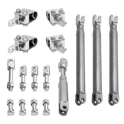 for Harley U-Clamp Frame Mount Struts, Sidecar Installation U-Clamp Frame