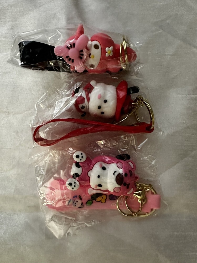 1 Piece Silicone Keychain. Various Assortments. Please Read Description.