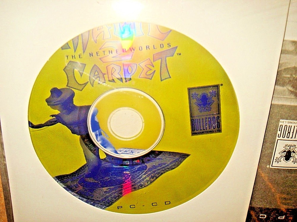 Magic Carpet 2 1995 PC Computer Software Vintage Netherworlds Adventure Game New