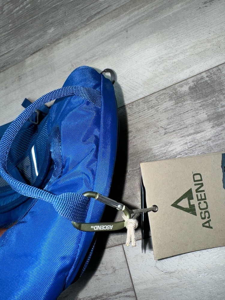 Ascend Hydration Pack Back 4L Pack Padded 2.0 Shape-Lock True Blue 2018 NWT