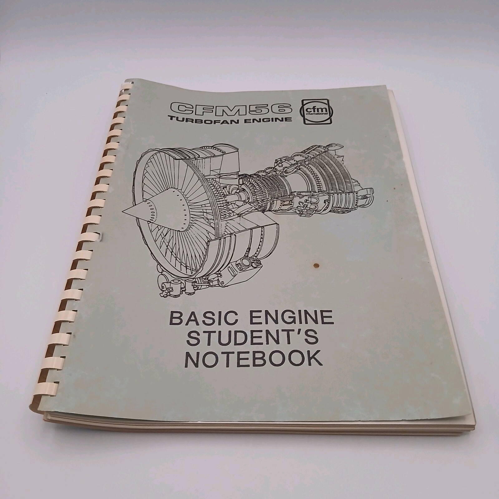 Vintage CFM International CFM56 Turbofan Engine Basic Students Notebook Manual