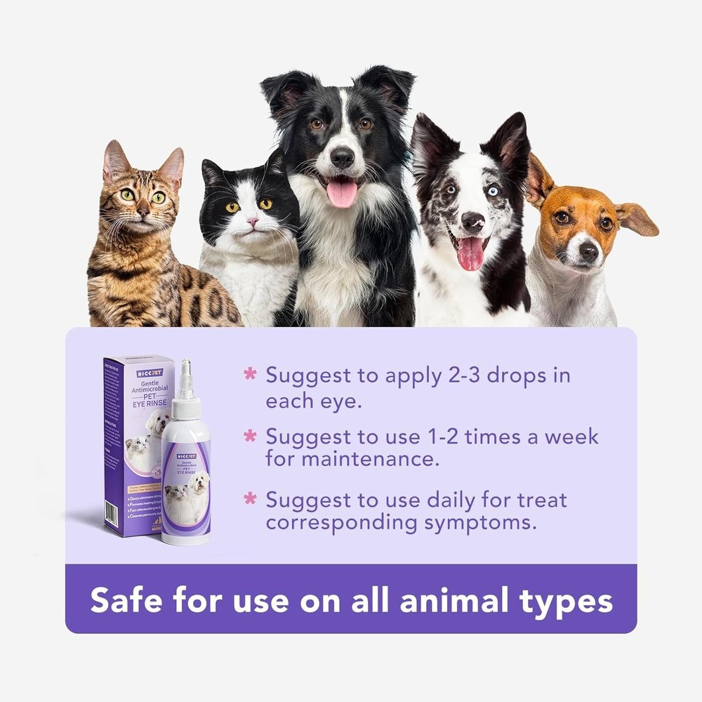 Safe & Easy Dog Eye Care Solution, 10.2 fl oz