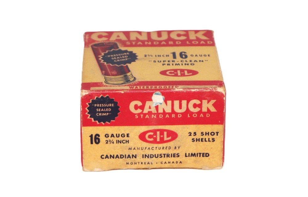 CANUCK by CIL 16 Gauge Standard 1-Pc Shot Shell Box - Empty