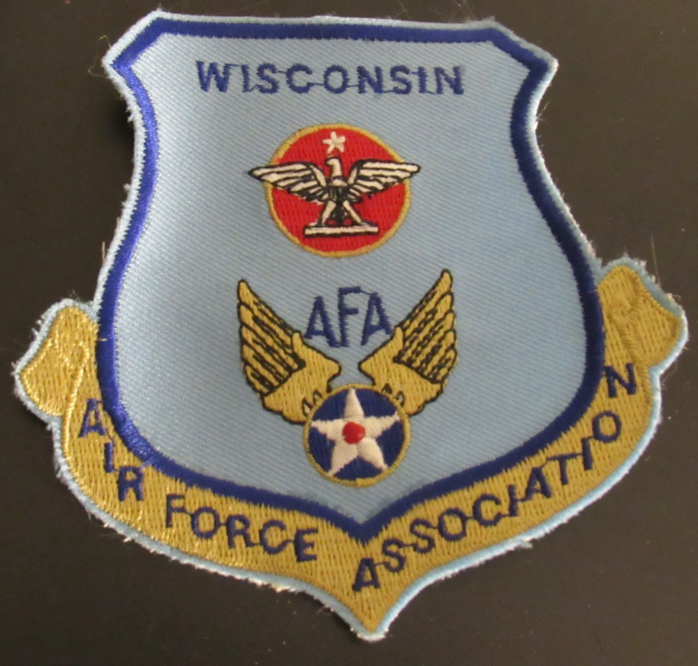 AFA Air Force Association Jacket Patch Wisconsin