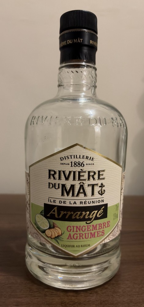 Riviere Du Mat Arrange Gingembre Agrumes Rum Empty Bottle